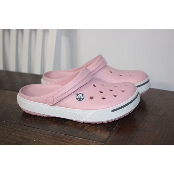 Crocs Pink Classic Clog Slip-On Shoes W/ Ventilation Holes Unisex Size W8 M6 - Picture 1 of 7